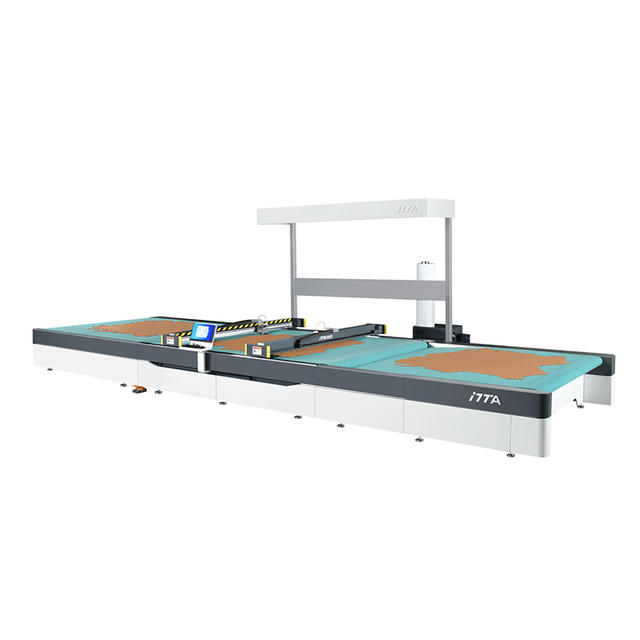 ITTA IC800DHC automatic leather cutting machine OFF-LINE workflow
